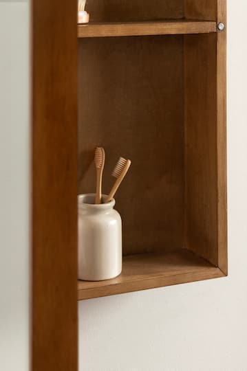 Kate and Laurel Hatherleigh Arch Mirror Vanity Cabinet